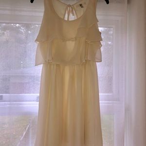 Ya brand dress with ruffle front and key hole back